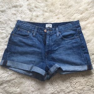 J crew denim shorts